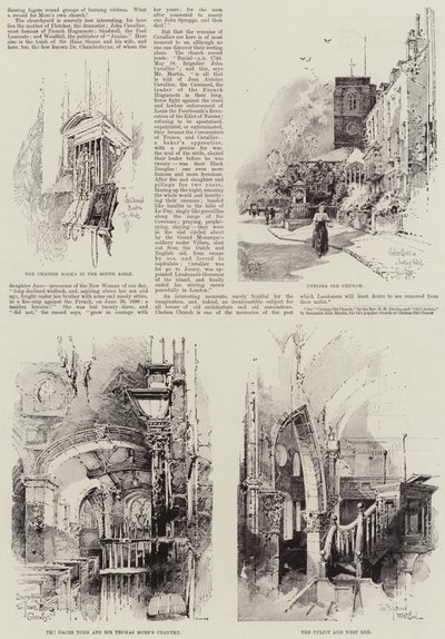 Chelsea Old Church door Herbert Railton